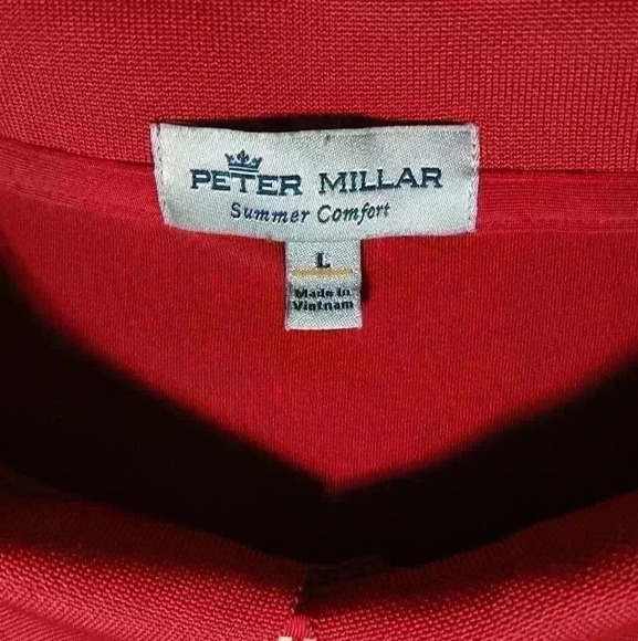 Peter Millar men's  polo Summer Comfort size L - Picture 2 of 9